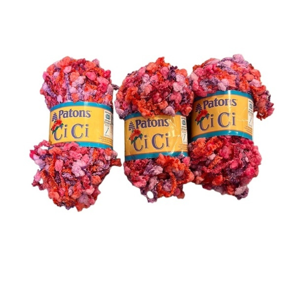 Patons CiCi Yarn Lot Calypso Pink